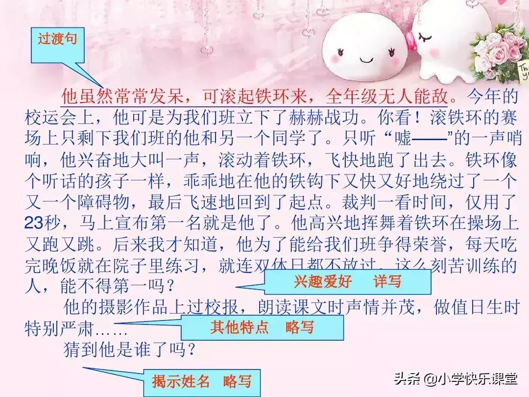 【(猜猜我是谁】-三年级小作文)